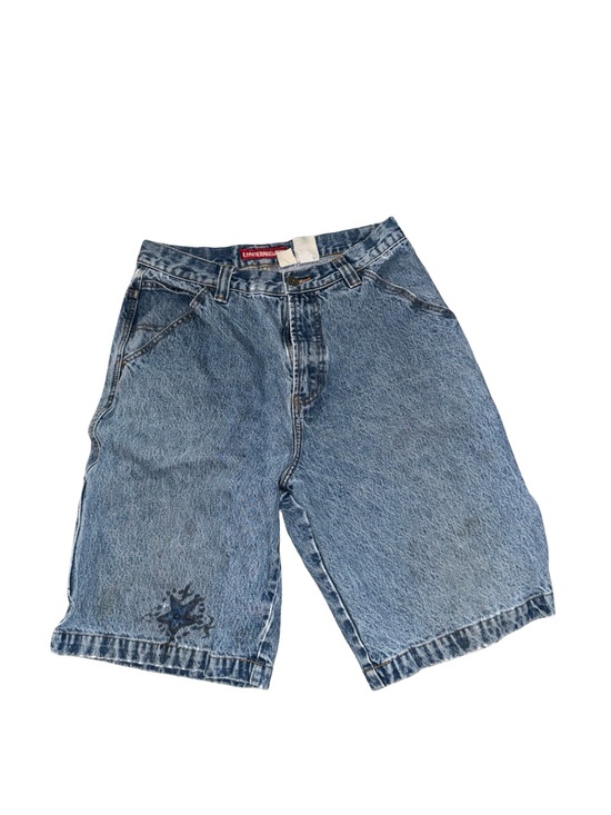 UNIONBAY Other - Vintage‎ Unionbay Denim Jean Jorts Shorts Mens Cargo Utility 32 Y2k